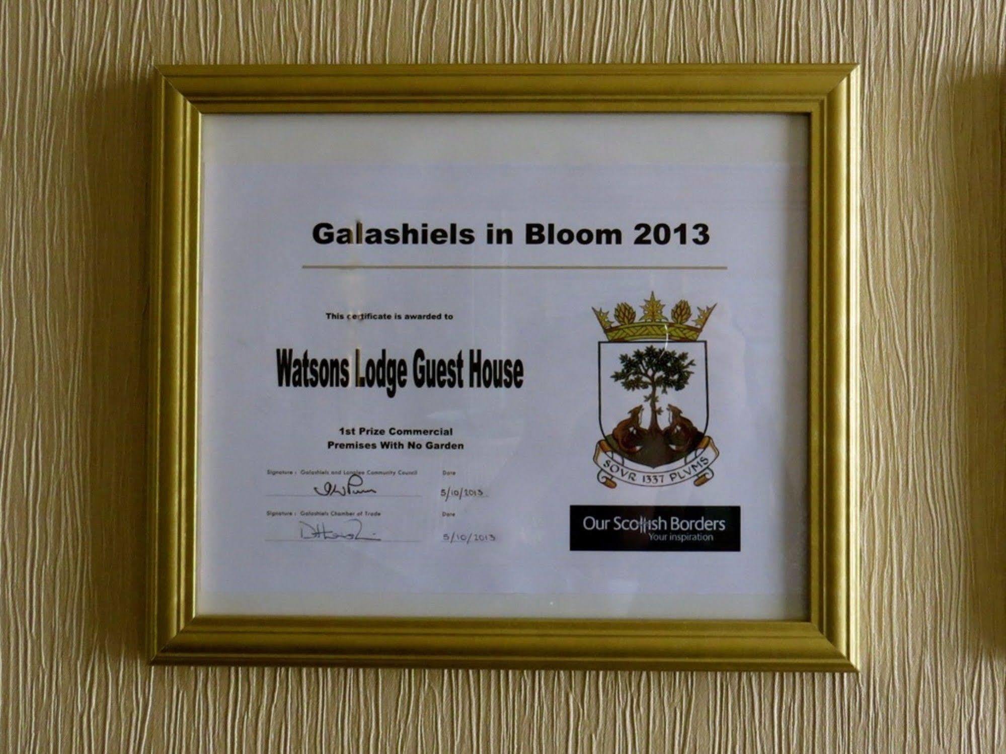 Watson Lodge Guest House Galashiels Esterno foto